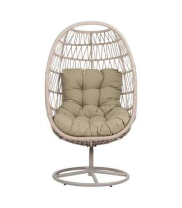 Puhketool CASSIA pöörlev 85x85xH151cm, beež