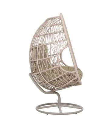 Puhketool CASSIA pöörlev 85x85xH151cm, beež