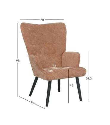 Tugitool MATEO roostepruun