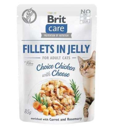 BRIT Care Fillets in Jelly Flavour Box- wet cat food - 12 x 85g