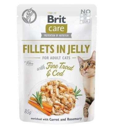 BRIT Care Fillets in Jelly Flavour Box- wet cat food - 12 x 85g
