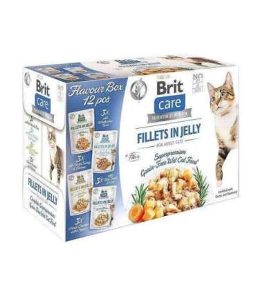 BRIT Care Fillets in Jelly Flavour Box- wet cat food - 12 x 85g