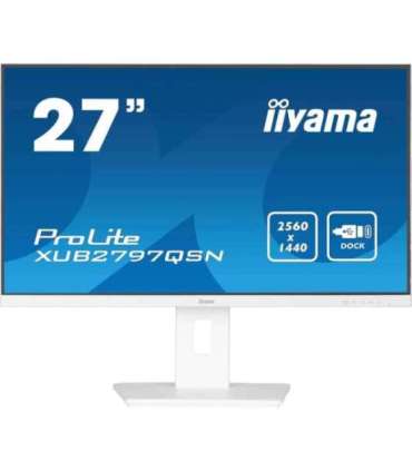 27’’ QHD IPS technology panel with USB-C dock and RJ45 (LAN)