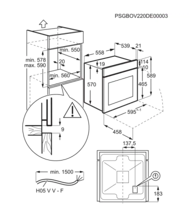Electrolux EOF3H40BX