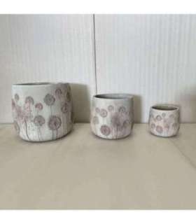 Lillepott SUNNY FLORE D34xH31cm, valge