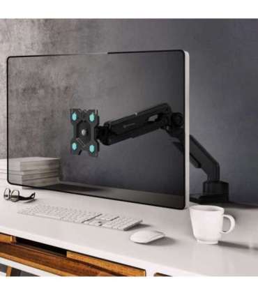 ONKRON G90-B Swivel and tilt desk mount for 13‘-34’ monitors, max. 10 kg, with rotation, black