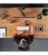 ONKRON G90-B Swivel and tilt desk mount for 13‘-34’ monitors, max. 10 kg, with rotation, black