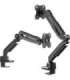 ONKRON G90-B Swivel and tilt desk mount for 13‘-34’ monitors, max. 10 kg, with rotation, black