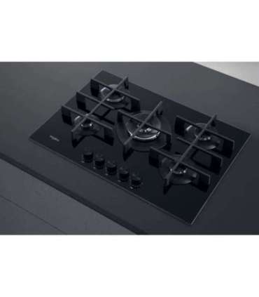 Whirlpool AKWL 728/NB Black Built-in 75 cm Gas 5 zone(s)
