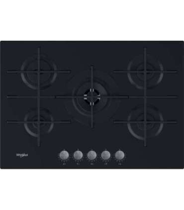 Whirlpool AKWL 728/NB Black Built-in 75 cm Gas 5 zone(s)