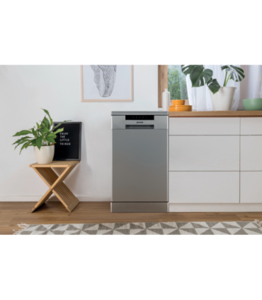 Gorenje GS522E10S Dishwasher, E, Free standing, Width 45 cm, Number of place settings 10, Grey