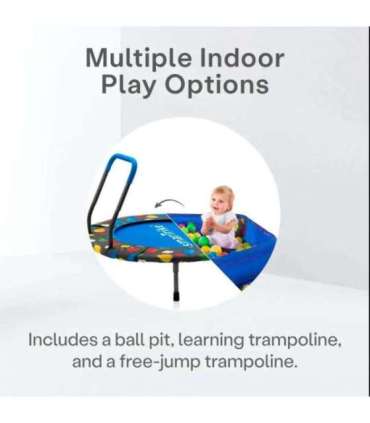 3-ühes mini batuudikeskus+pallimeri