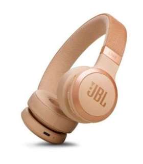 JBL Live 670NC Bluetooth Wireless On-Ear Headphones Beige EU