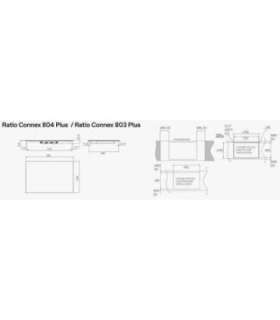 Hob ELICA RATIO CONNEX 804 PLUS BL