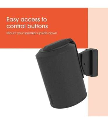 Vogels Speaker Wall Mount for Sonos Era 100 (black)