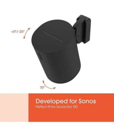Vogels Speaker Wall Mount for Sonos Era 100 (black)