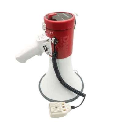 MEGA2 - Megafon, wzmacniacz głosu syrena USB Bluetooth AUX micro SD