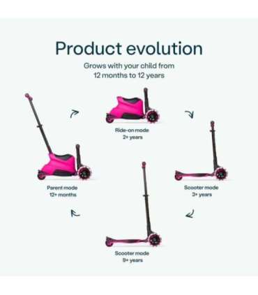 Xtend Scooter Ride-on roosa