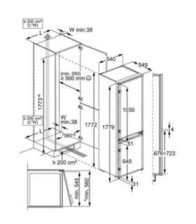 Fridge AEG OSC6L181ES