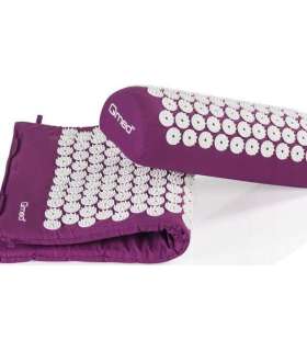 QMED Acupressure mat with cushion Purple