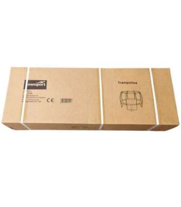 LEAN Garden Trampoline with Inner Net Black and Green 252CM 8FT