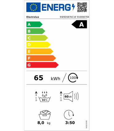 Dryer ELECTROLUX EW9D587KC1E