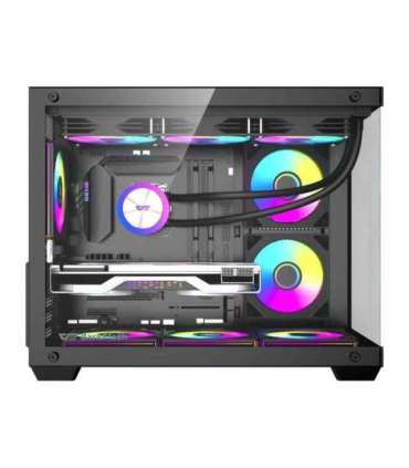 DarkFlash B275 PRO computer case (black) + 6 fans