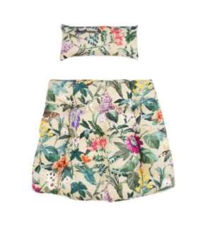 Ripptooli padi COCO AMAZONIA 95/65x75x15cm, beež lilleline