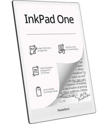 PocketBook InkPad One 1030 10.3" E-ink Mobius 32GB Wi-Fi E-reader – Matte Black