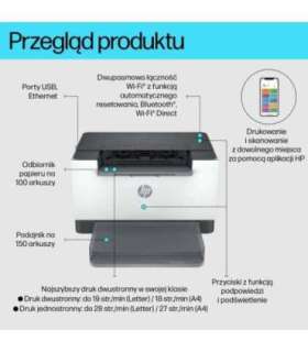 HP LaserJet M207dw Wireless Black and white Printer, Duplex