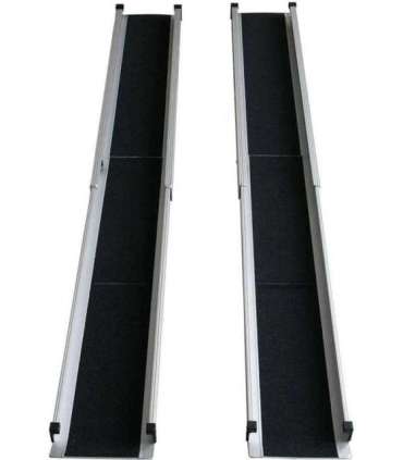 Telescopic mobile ramp