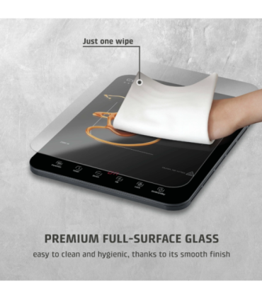 Caso ProSlim 2000 2236 Mobile single induction hob, Glass, Sensor-touch, Black