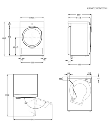 Dryer ELECTROLUX EW9D587KCE