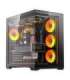 DarkFlash C280 computer case (black) + 7 fans