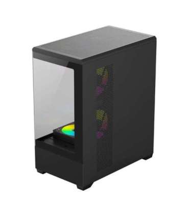 DarkFlash C365 computer case (black) + 5 fans