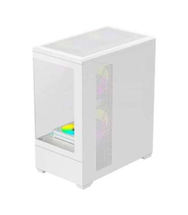 DarkFlash C365 computer case (white) + 5 fans