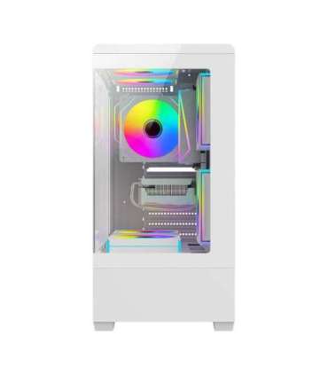 DarkFlash C365 computer case (white) + 5 fans
