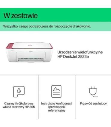 HP DeskJet 2823e Wireless All-in-One Color Printer, Copier, Scanner