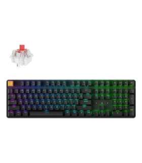 Keychron J5 - US Layout - Super Red Linear - Black Wireless Keyboard