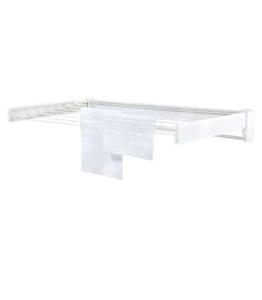 Leifheit 83100 laundry drying rack/line Wall-mounted rack White