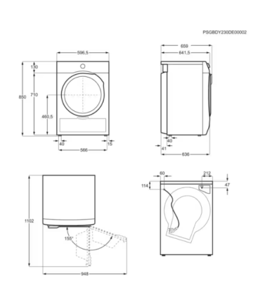 Dryer ELECTROLUX EW7D395UCE