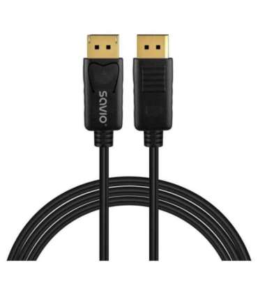 Savio CL-206 DisplayPort cable 3 m Black