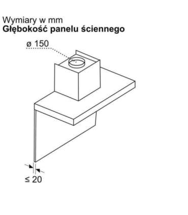 Okap BOSCH DWB63BC60