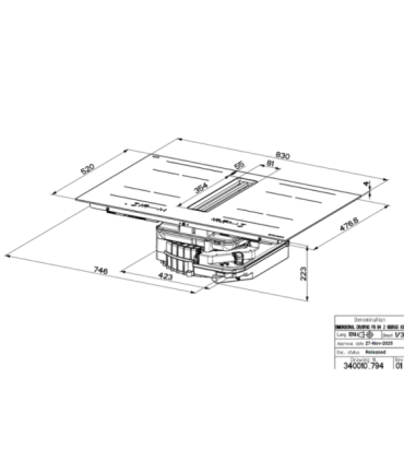 Hob and Hood (2in1) FABER GALILEO SHADOW A830