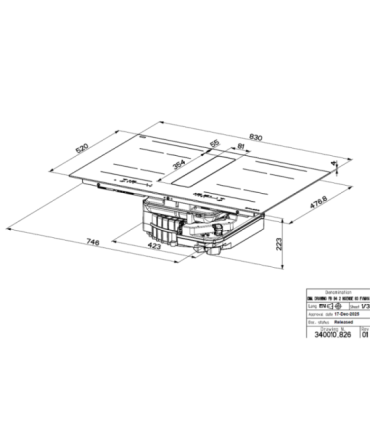 Hob and Hood (2in1) FABER GALILEO TURN A830