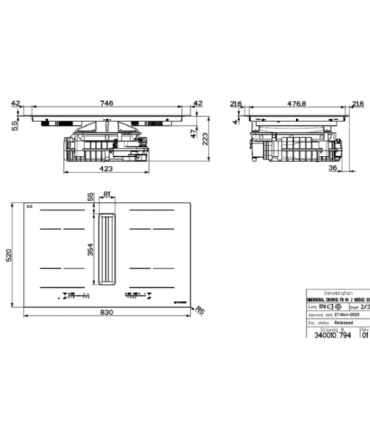 Hob and Hood (2in1) FABER GALILEO SHADOW F830