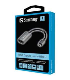 Sandberg 136-36 HDMI Capture Link to USB-C