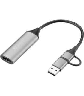 Sandberg 136-70 HDMI Capture Link to USB-C/A