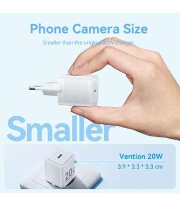 MOBILE CHARGER WALL USB-C/20W TZ-FEPW0-EU-02 VENTION