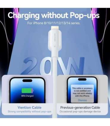 MOBILE CHARGER WALL USB-C/20W TZ-FEPW0-EU-02 VENTION